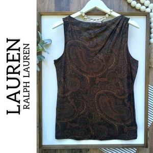 LAUREN RALPH LAUREN size large sleeveless top